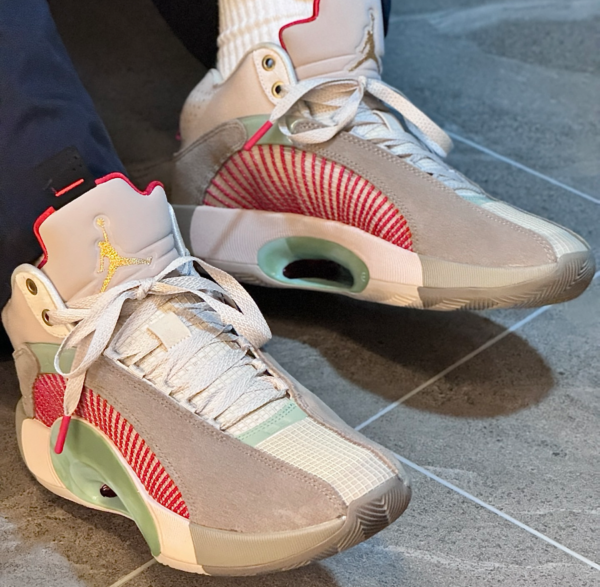 Giày Nike CLOT x Air Jordan 35 'Sepia Stone' DD9322-200 - Ảnh 4