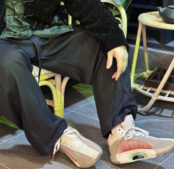 Giày Nike CLOT x Air Jordan 35 'Sepia Stone' DD9322-200 - Ảnh 6