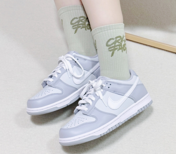 Giày Nike Dunk Low GS 'Wolf Grey' DH9765-001 - Ảnh 4