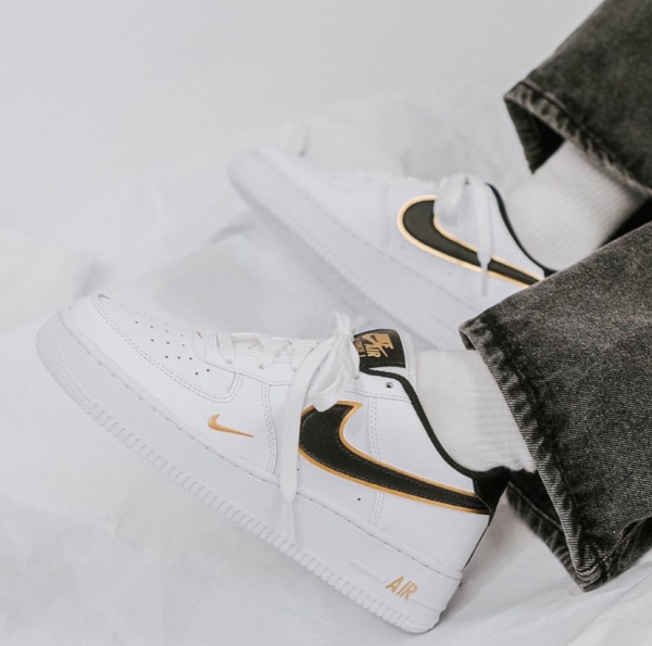 Giày Nike Air Force 1 Metallic Gold White DM3322-100 - Ảnh 2