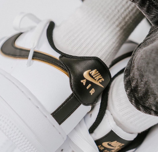 Giày Nike Air Force 1 Metallic Gold White DM3322-100 - Ảnh 4