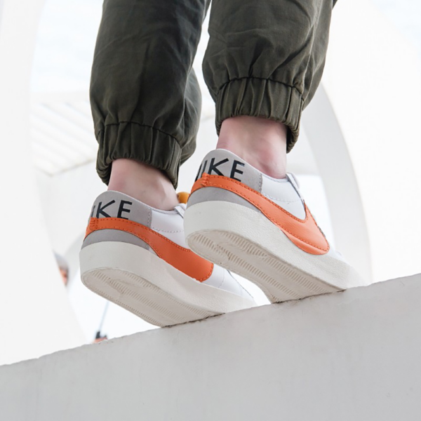 Giày Nike Blazer Low Jumbo 'White Orange' DN2158-100 - Ảnh 5