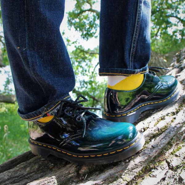 Giày Dr Martens 1461 Vegan 'Black Gross' 26890431 - Ảnh 3