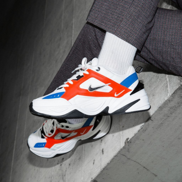 Giày Nike M2K Tekno White 'Black Orange' AO3108-101 - Ảnh 8