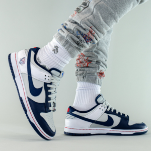 Alternative view of Giày Nike NBA x Dunk Low EMB '75th Anniversary Nets' DD3363-001