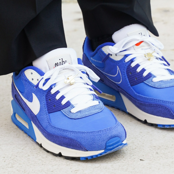 Giày Nike Air Max 90 SE 'First Use Pack Signal Blue' DB0636-400 - Ảnh 4
