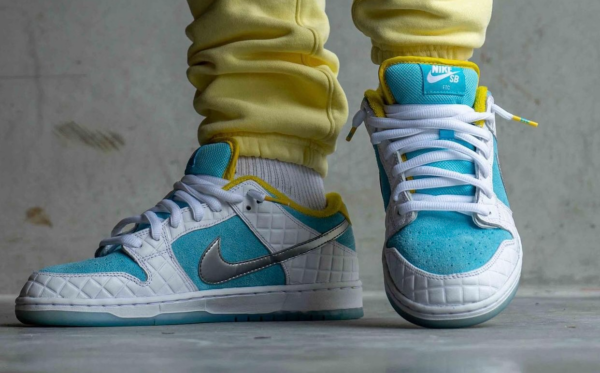 Giày Nike FTC x Dunk Low SB 'Lagoon Pulse' DH7687-400 - Ảnh 8