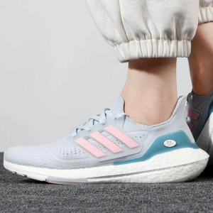 Alternative view of Giày Adidas Wmns UltraBoost 21 'Halo Blue Fresh Candy' FY0395