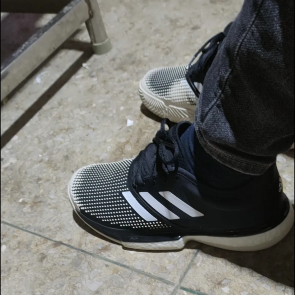 Giày Tennis Adidas SoleCourt Boost Clay 'Black White' G26293 - Ảnh 5