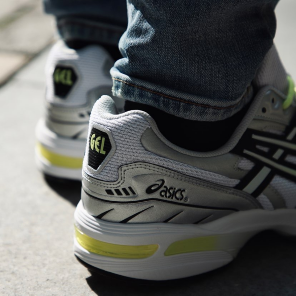 Giày Asics Gel 1090 'White Silver Yellow' 1201A484-100 - Ảnh 4