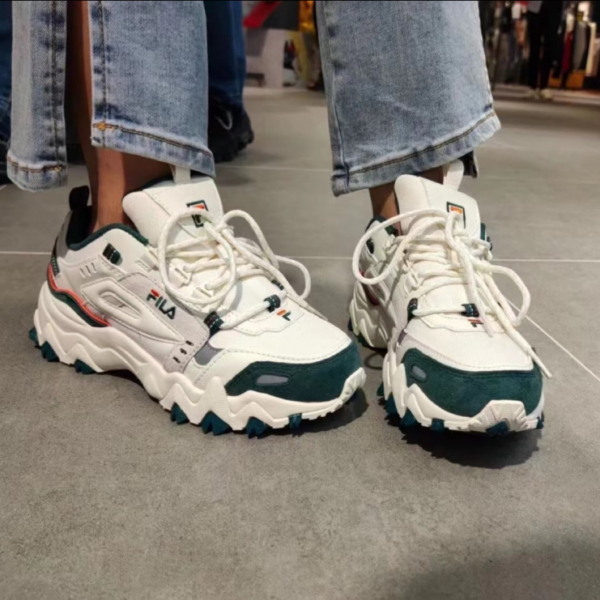 Giày Fila Oakment White Green 1JM00801-143 - Ảnh 3