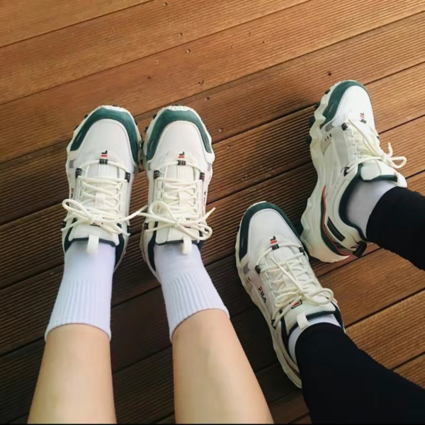 Giày Fila Oakment White Green 1JM00801-143 - Ảnh 4