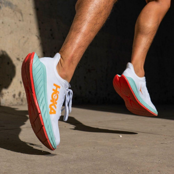 Giày Hoka One One Men's Carbon X2 White Blazing Orange 1113526-WBOR - Ảnh 3