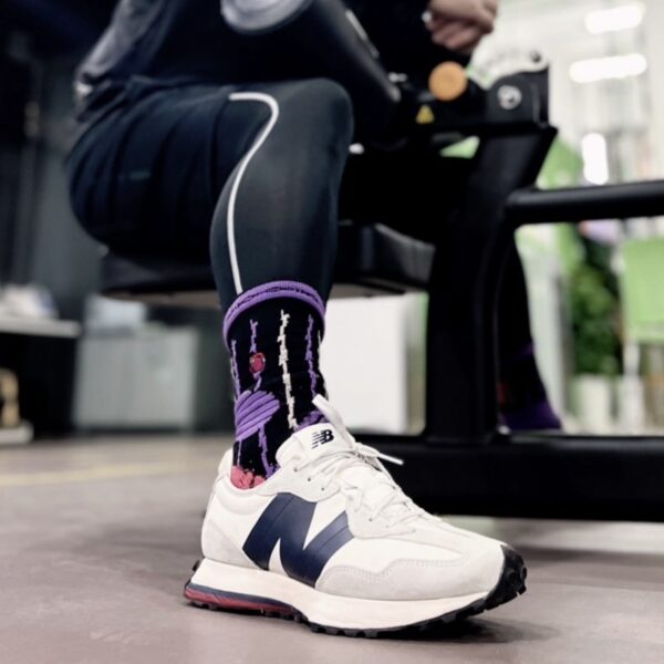 Giày New Balance 327 'White Navy Blue' MS327SC1 - Ảnh 3