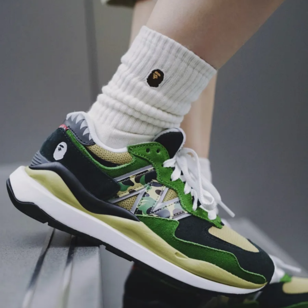 Giay New Balance BAPE x 5740 'Green' M5740BAE