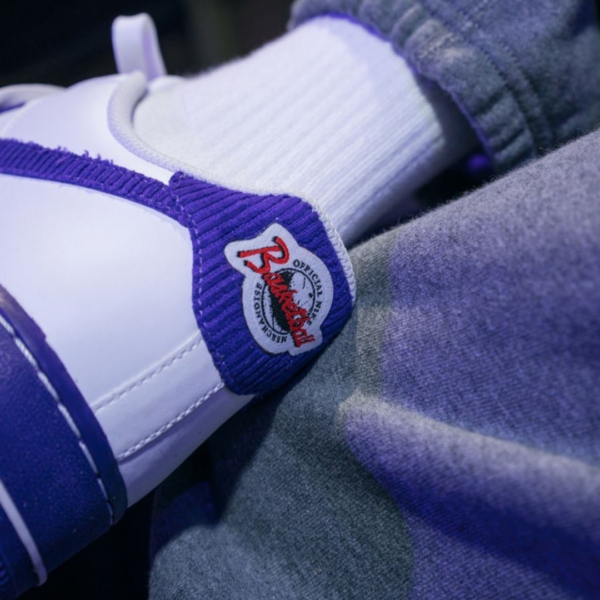Giày Nike Air Force 1 '07 LV8 EMB 'White Court Purple' DB0264-100 - Ảnh 3