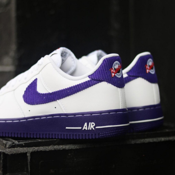 Giày Nike Air Force 1 '07 LV8 EMB 'White Court Purple' DB0264-100 - Ảnh 6