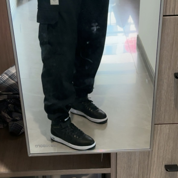 Giày Nike Air Force 1 '07 Mid SP 'Stussy Black' DJ7840-001 - Ảnh 4