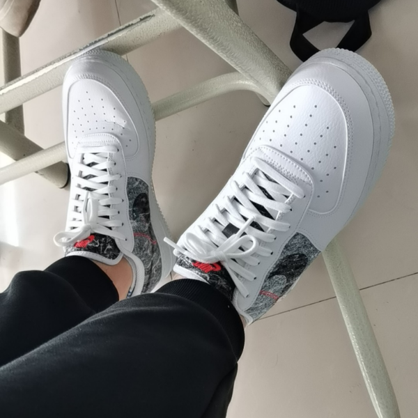 Giày Nike Air Force 1 07 Recycled 'Smoke Grey' CV1698-100 - Ảnh 4