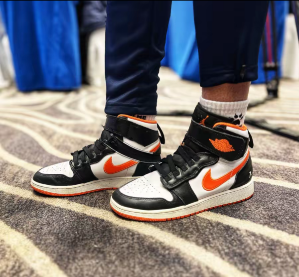 Giày Nike Air Jordan 1 High FlyEase 'Turf Orange' CQ3835-008 - Ảnh 4