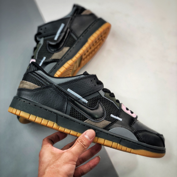 Giày Nike Dunk Low Scrap 'Black' DB0500-001 - Ảnh 3