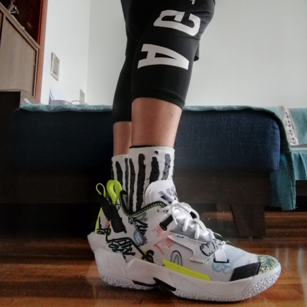 Giày Nike Jordan Why Not Zer0.4 GS 'Graffiti' DD9659-007 - Ảnh 4