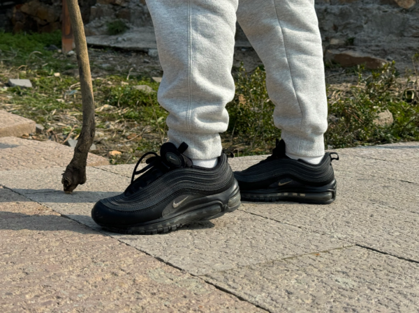 Giày Nike Wmns Air Max 97 'Black Emerald Green' DH0558-001 - Ảnh 4