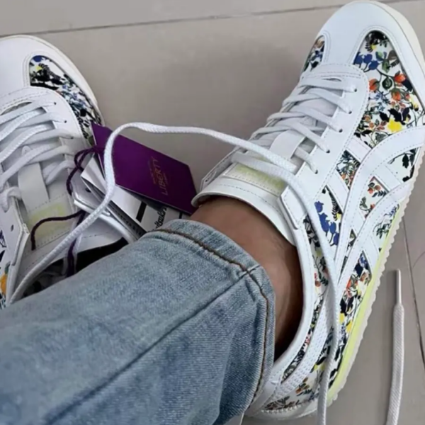Giày Onitsuka Tiger MEXICO 66 'White Floral' 1182A365-750 - Ảnh 4