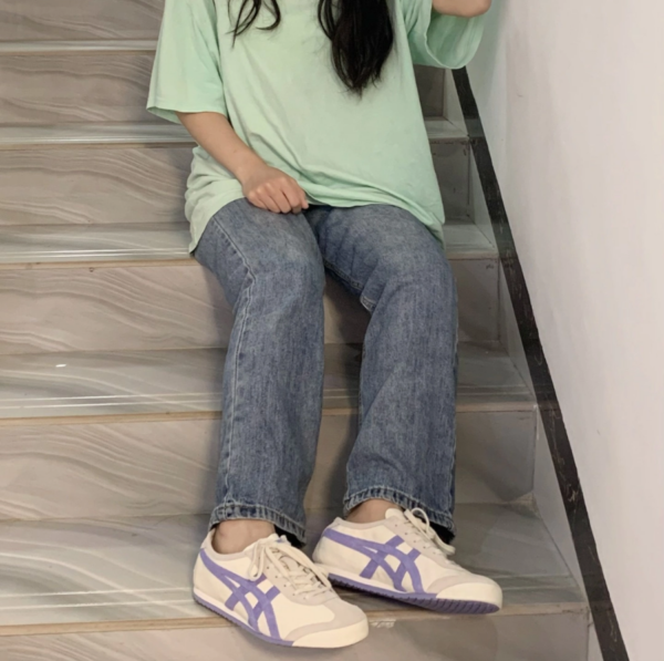 Giày Onitsuka Tiger Mexico 'White Slate Blue' 1183B391-102 - Ảnh 2