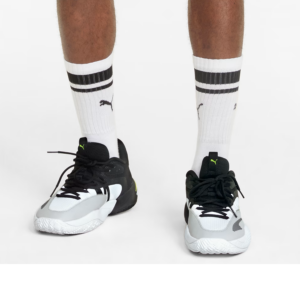 Alternative view of Giày Puma Court Rider 'White Yellow Alert' 376646-08