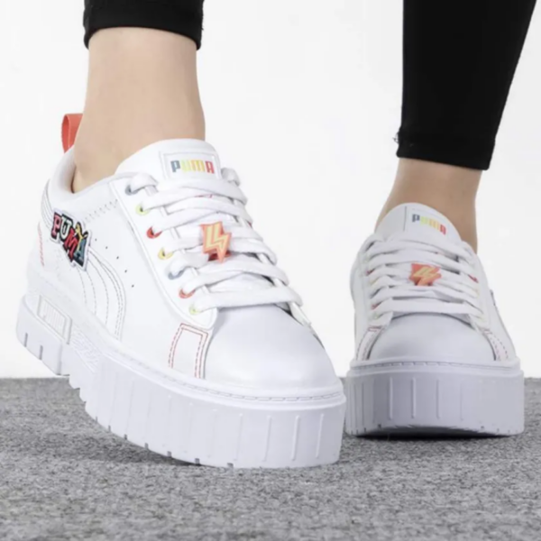 Giày Puma Mayze Pierced 'White' 386582-01 - Ảnh 3