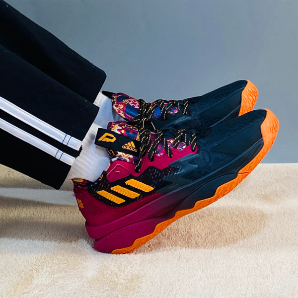 Giay Adidas Dame 8 J 'Red Black' GW3862