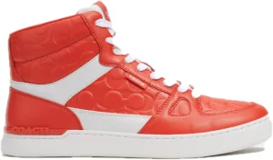 Giay Coach Clip Court High Top Signature 'Red' CI081-BWU