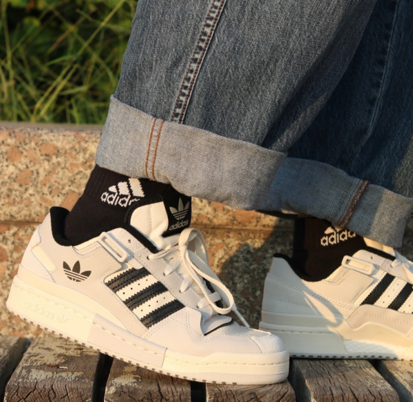 Giày Adidas Forum Exhibit Low 'Off White Black' H01914 - Ảnh 2