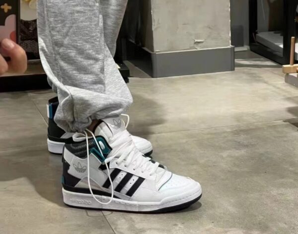 Giày Adidas Forum Exhibit Mid Green White H01921 - Ảnh 2