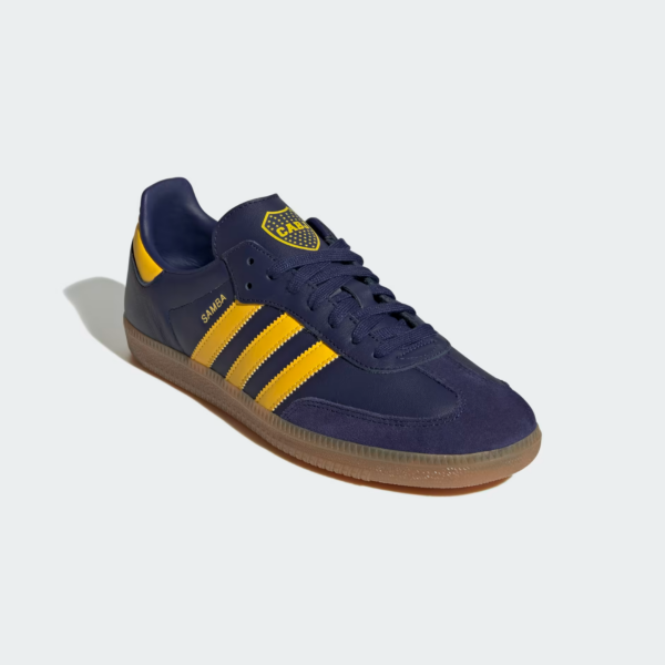 Giày Club Atlético Boca Juniors x adidas Samba 'Blue Yellow' HQ7038 - Ảnh 5