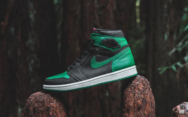 Giày Nike Air Jordan 1 Retro High 'Pine Green Black' 2.0 555088-030 - Ảnh 6