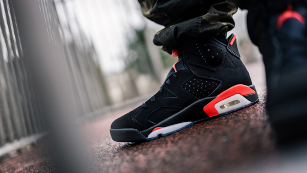 Giày Nike Air Jordan 6 Retro 'Infrared' 2019 384664-060 - Ảnh 6