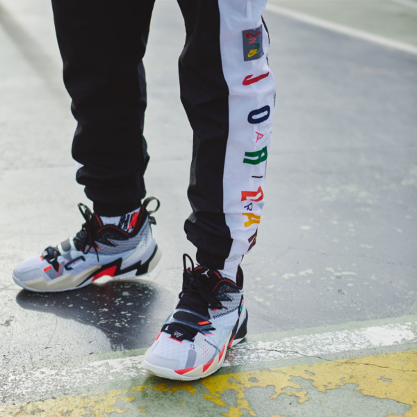Giày Nike Jordan Why Not Zer0.3 White Bright Crimson Black CD3003-101 - Ảnh 3