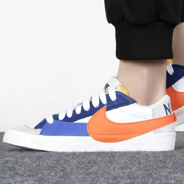 Giày Nike Blazer Low 77 Jumbo ' Royal Safety Orange' - Ảnh 4