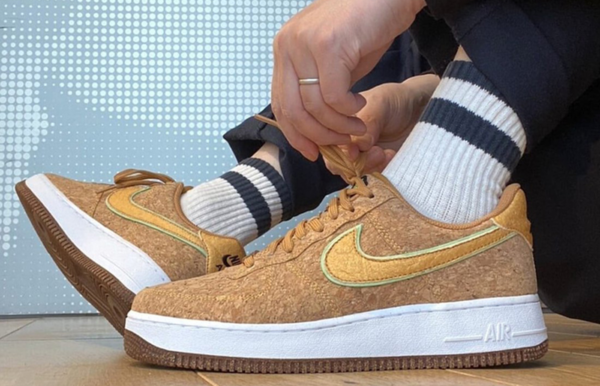 Giày Nike Air Force 1 '07 Premium 'Happy Pineapple Cork' DJ2536-900 - Ảnh 3
