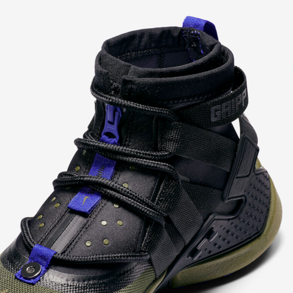 Giày Nike Air Huarache Gripp QS 'Black Olive' AT0298-001 - Ảnh 3