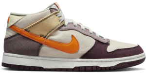Giay Nike Dunk Mid 'Coconut Milk Plum Orange' DV0830-101