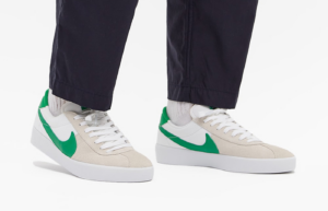 Alternative view of Giày Nike SB Bruin React White Lucky Green CJ1661-101