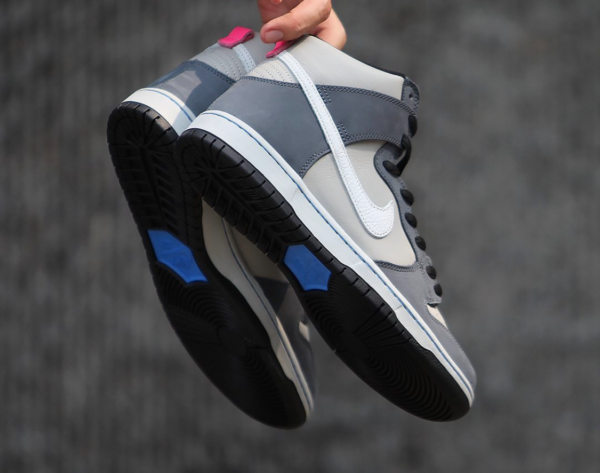 Giày Nike SB Dunk High Pro 'Medium Grey Pink' DJ9800-001 - Ảnh 8