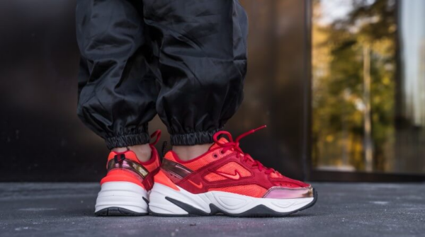 Giày Nike Wmns M2K Tekno 'Red Suede' AV7030-600 - Ảnh 2