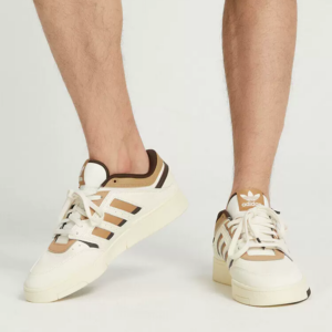 Giay Adidas Drop Step Low 'White Brown' H03684