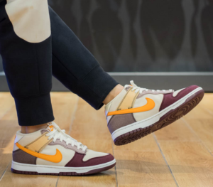 Giay Nike Dunk Mid 'Coconut Milk Plum Orange' DV0830-101