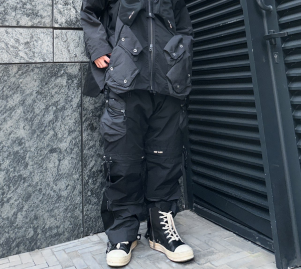 Giày Rick Owens Leather Ramones Sneakers RU21S6890 - Ảnh 2