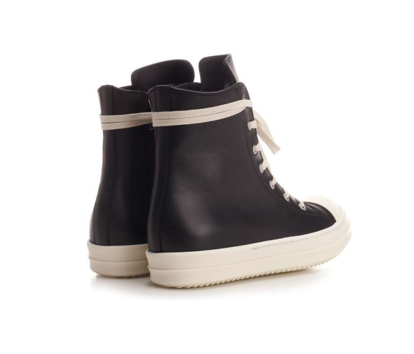 Giày Rick Owens Leather Ramones Sneakers RU21S6890 - Ảnh 7
